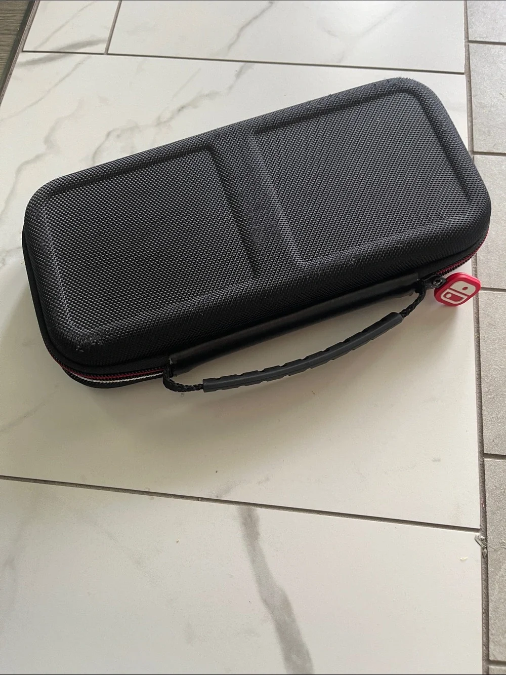 Nintendo Black Carry Case with Red Trim and Logo